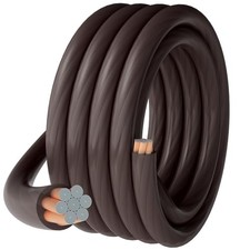 4 Gauge 4 AWG 15 Ft Power/Ground Wire Cable, True Spec Transparent 15FT Black