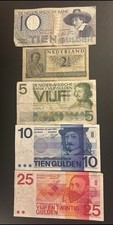 Set Of 5 Banknotes Nederland