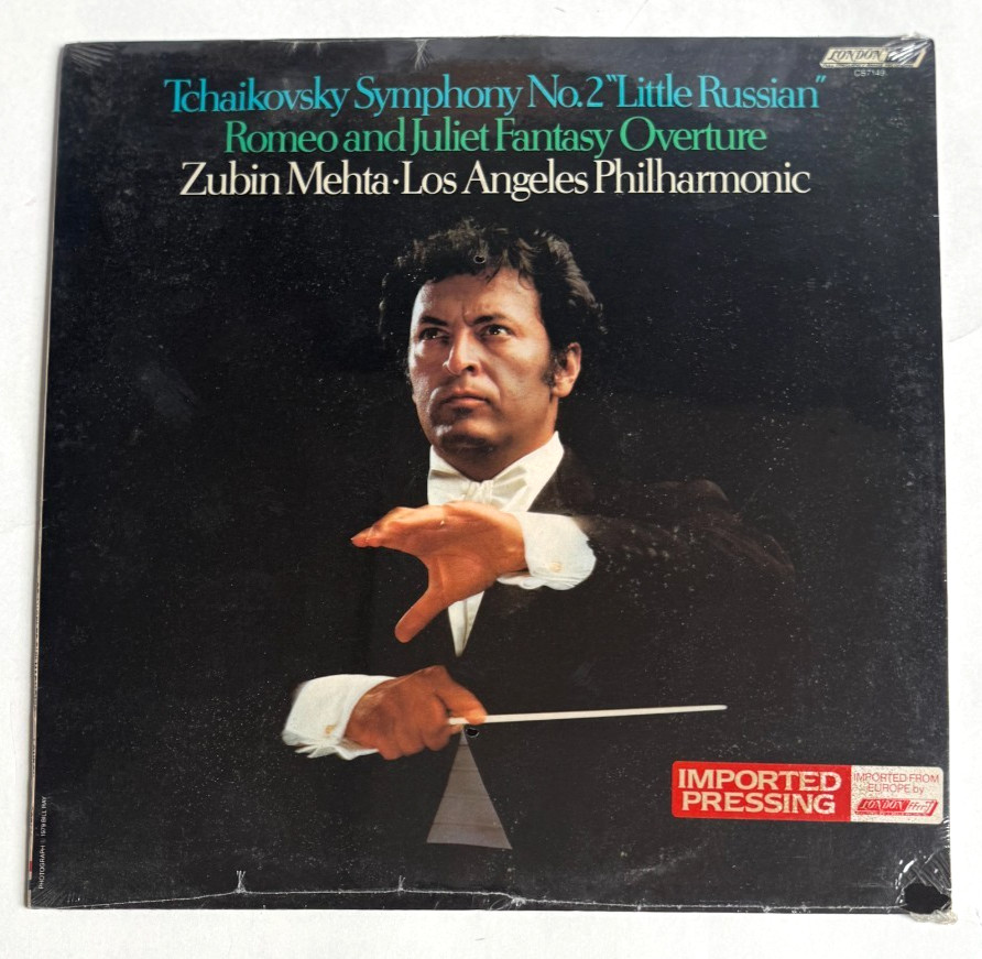 Tchaikovsky Symphony No 2 Little Russian Romeo & Juliet Mehta Sealed Import LP