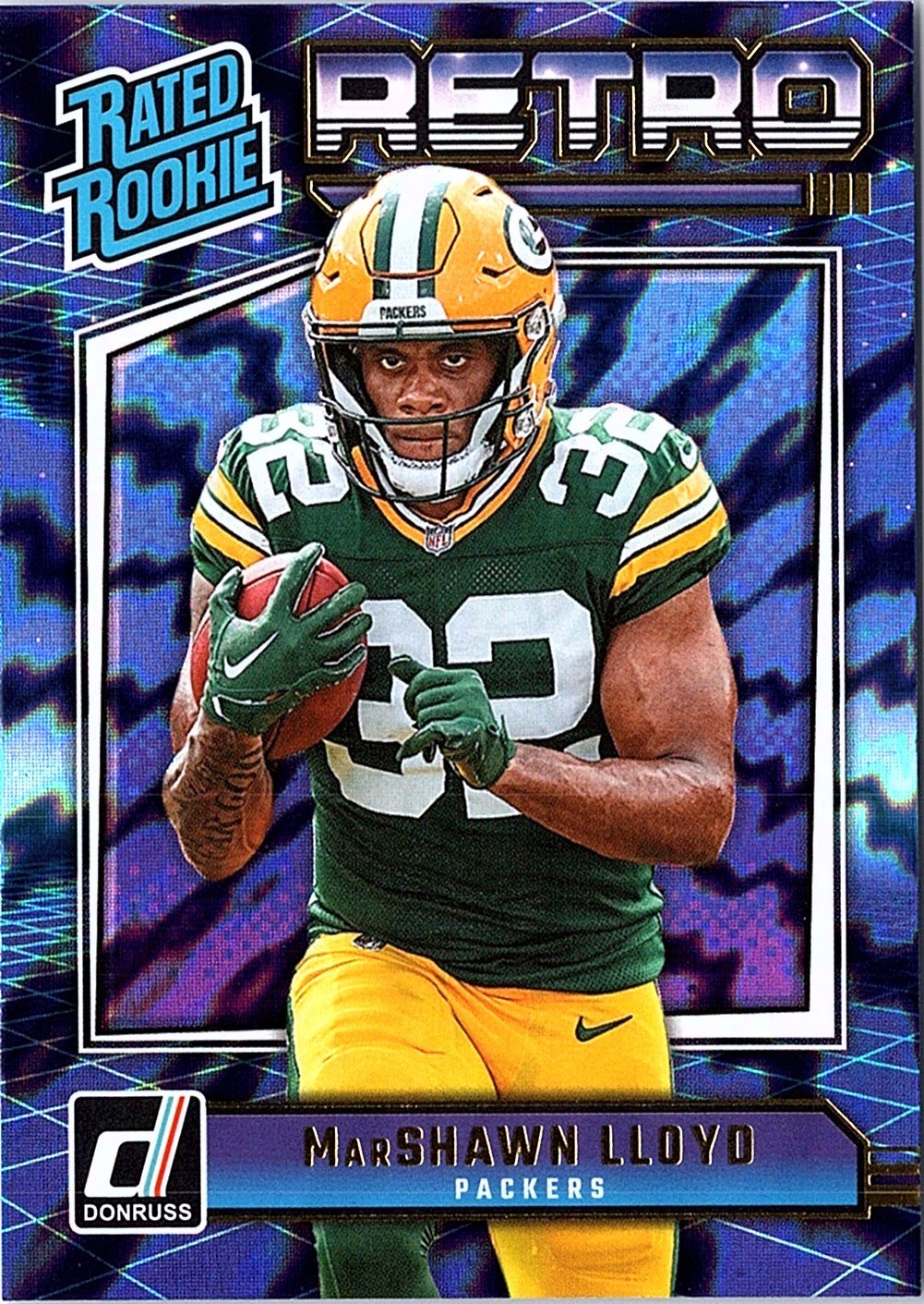 2024 Panini Donruss - Rated Rookie Retro Marshawn Lloyd #15 (RC)