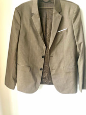 The Kooples Men's Brown Wool Suit Jacket /Blazer EU50/US40