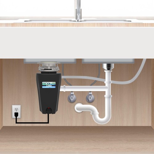 10-US-EL-4-3B 1/3 Horsepower Garbage Disposal with Removeable Splash Guard, A... - Picture 4 of 6