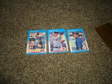 3 FLEER 1987 BASEBALL star Cards GREAT SHAPE KIRBY PUCKETT R HENDERSON R CLEMENS