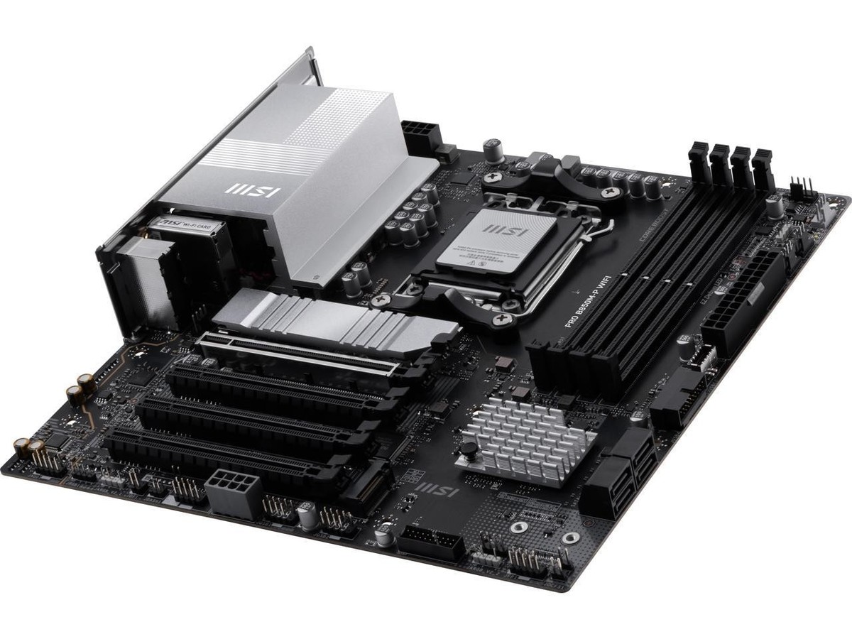 MSI PRO B850M-P WIFI AM5 AMD B850 support PCIe 5.0 SATA 6Gb/s