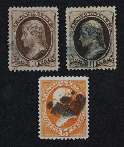 CKStamps: US Stamps Collection Scott#187 188 189 Used