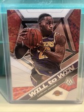 2019 Panini Mosaic Will To Win #7 Lebron James Lakers