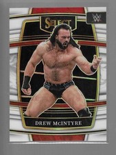DREW MCINTYRE 2022 PANINI SELECT WWE WHITE PRIZMS CARD #37  /99