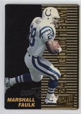 1995 Action Packed Rookies & Stars 24K Gold Team Marshall Faulk #5 HOF g5i