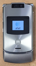 Motorola RAZR V3xx - Champagne Gold  AT T  Flip Cell Phone - Very Rare Color