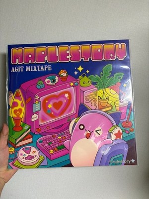 MapleStory AGIT MIXTAPE LP Vinyl Record Art Official Nexon Korea Limited