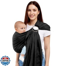 Shiaon Baby Ring Sling Wrap, Lightweight Baby Carrier Sling Toddler Sling, Co