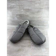Clarks Cloudsteppers Women Gray Quilted Cushion Soft Scuff Slippers Size 7M
