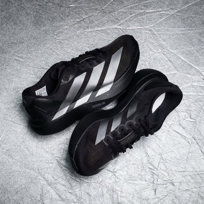 adidas Adizero Evo SL W Black Iron Metallic Road Running Shoes