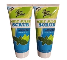 2 X Queen Helene Mint Julep Scrub Deep Cleans For Replenishing Skin 6 oz NEW