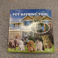 Pet Bathing Tool Sprayer and Scrubber in One Compatible with Indoor Shower 2