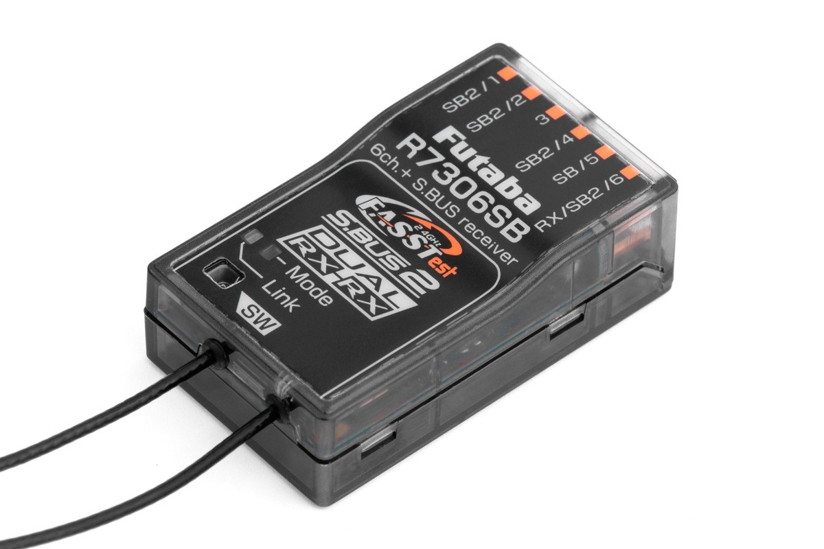 Futaba R7306SB 6-channel Air Receiver (18-channel S.Bus) FASSTest - High Gain...