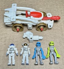 Vintage 1999 Matchbox System Mega-Rig Space Team Ground Rover Astronauts Aliens