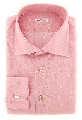 Kiton Rosa Elegante Hemd - Slim - 15,75/40 - (KT-UCC-H5328-03-EE)