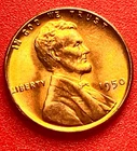 1950-P Lincoln Wheat Cent Penny GEM RED BU From an Original Bank Roll