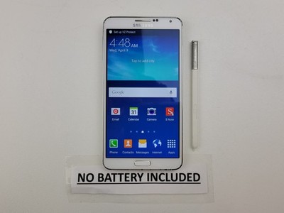 Samsung Galaxy Note 3 (SM-N900V) 32GB - White (GSM Unlocked) Smartphone - H3745