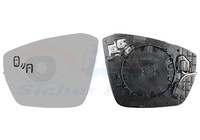 Spiegelglas Aussenspiegel Rechts FÜR Skoda - VAN Wezel 7631836