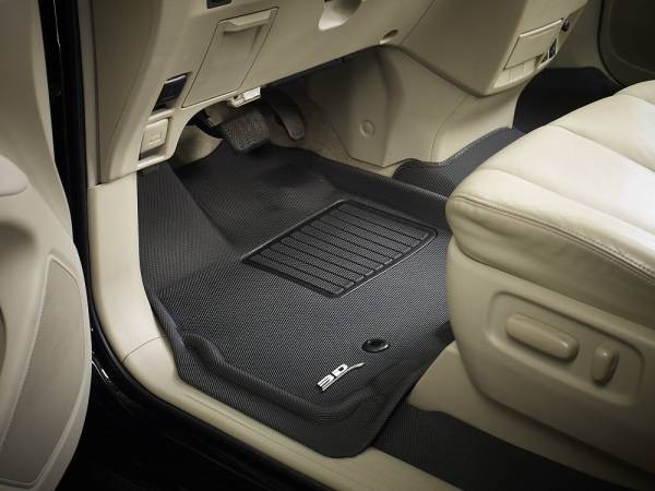 3D MAXpider KAGU Floor Liner Mats BLACK 2 Rows for FERRARI PORTOFINO M 2021-2024