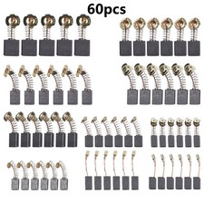 60Pcs Electric Motor Carbon Brushes Electric Hammer Drill Replacement Graphite B