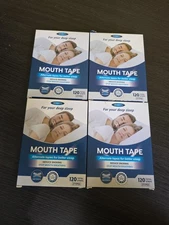 NIB/Sealed lot of 4 packs Mouth Tape strips 480 pcs / (120 each pack) Free Ship