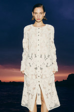 H&M Long Lace Dress (Cream)