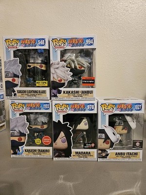Funko Pops Naruto Shippuden Lot Of 5 Kakashi, Itachi, Madara