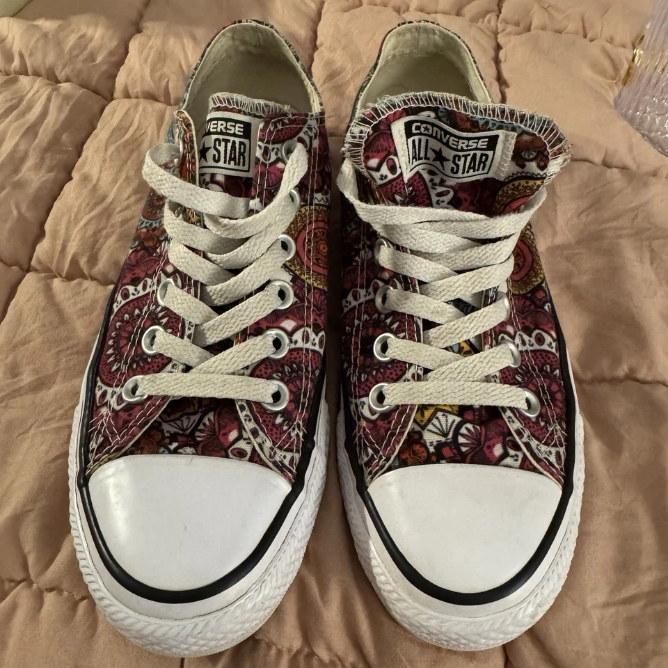 Hip Converse Chuck Taylor All Star Lo Top Mandala 多色男式 5 wo’s 7 码。 — 第 3/4 张图片
