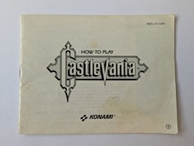 Castlevania NES komplett selten guter Zustand