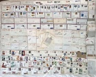 Huge Lot, Israel Stamped Covers Hoard.....First Day Bulletins, All With Tabs