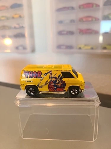 Vintage Hot Wheels Yellow Marvel Heroes Super Van Thor Blackwall Hong Kong