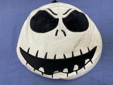 DISNEY JACK SKELLINGTON FACE PLUSH BACKPACK NIGHTMARE BEFORE CHRISTMAS HALLOWEEN