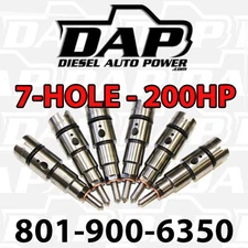 +200HP Performance Injectors 24v 98-2002 For Dodge Ram Cummins Turbo Diesel 5.9L