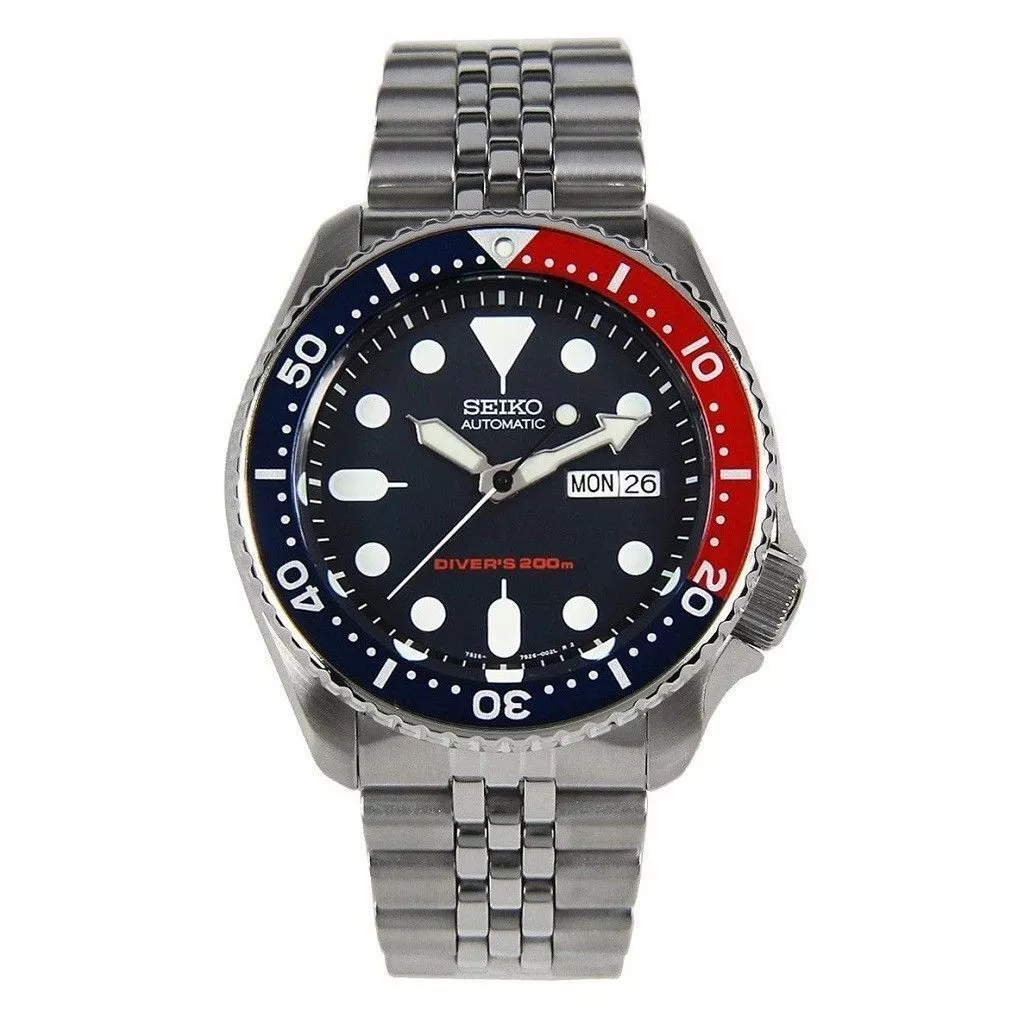 Seiko Propex Automatic Diver s Blue Dial Silver Band SKX009K2 Men s Watch 200M