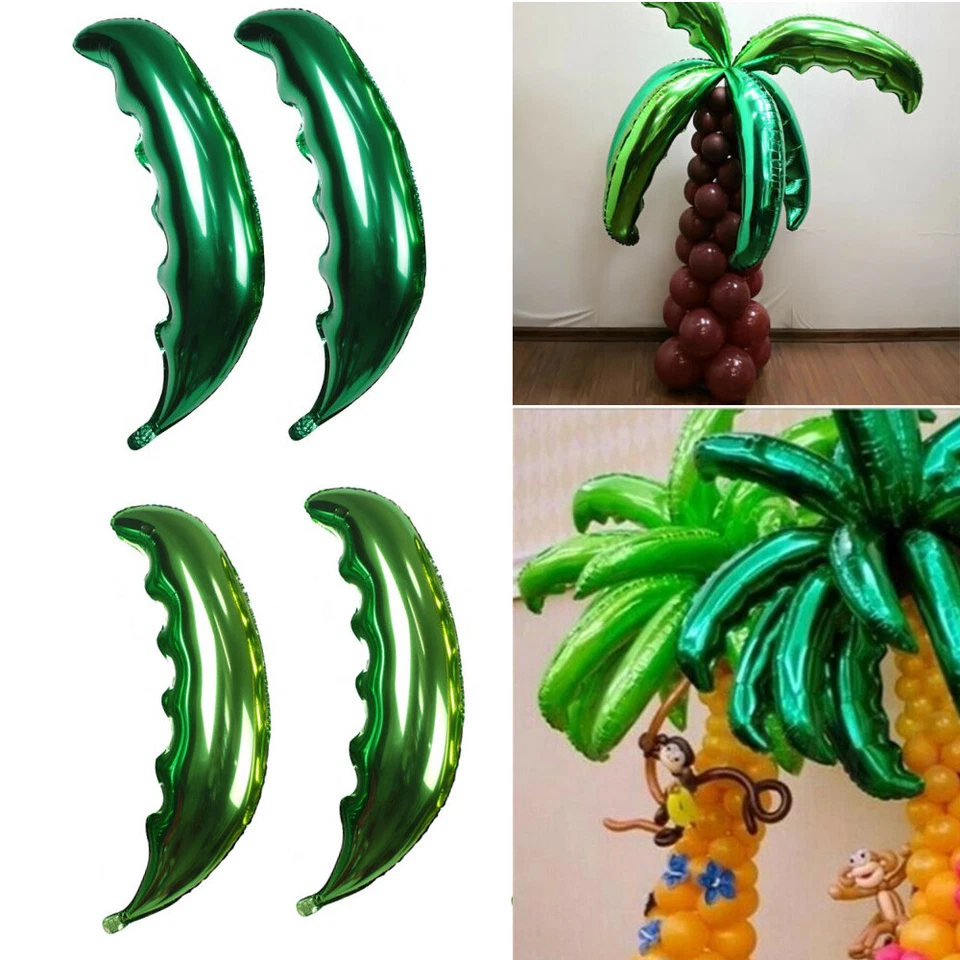 8 шт. листья тропической пальмы посуда декор воздушные шары принадлежности для дня рождения вечеринки - Изображение 4 из 4