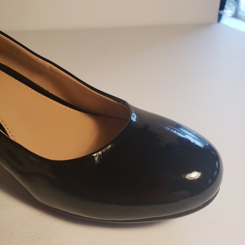 Women's Black Pumps 2 Inches Mootsies Tootsies 6.5M - Picture 8 of 11
