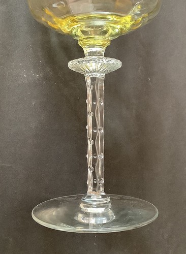 Tiffin Glass Company Hand Blown 16 Wine Goblets and Champane Glasses - Picture 7 of 8