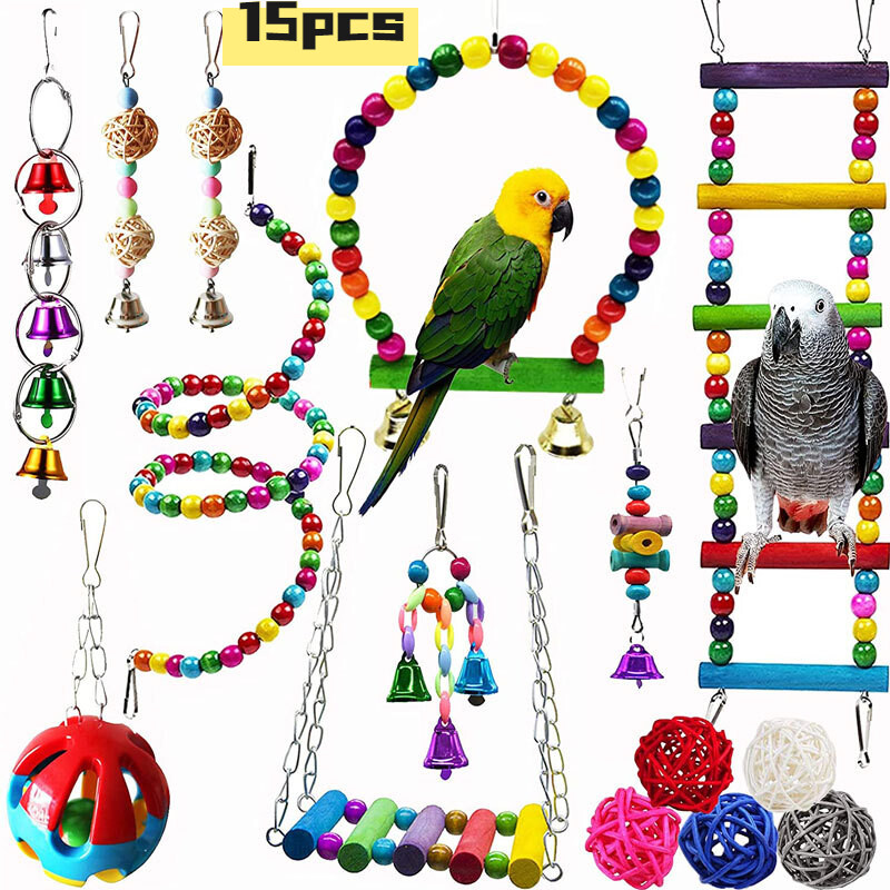 Combination Parrot Bird Toys Accessories Articles Parrot Bite Pet Bird