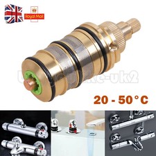 Replacement Thermostatic Cartridge Shower Bath Mixer Valve 20 - 50°C Bar Repair