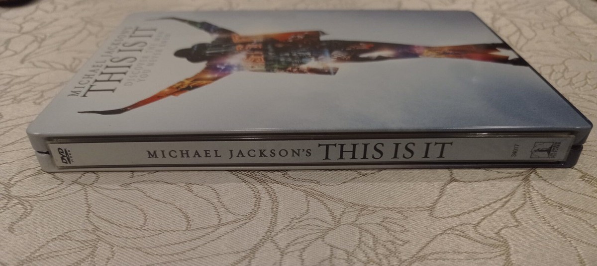 Michael Jackson This is it DVD/BLU-RAY METAL BOX STEEL RARE