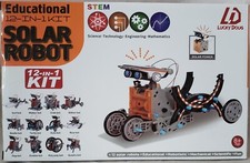 Lucky Doug 12-in-1 STEM Solar Robot Kit Toys Gifts for Kids 8 9 10 11 12 13 Old