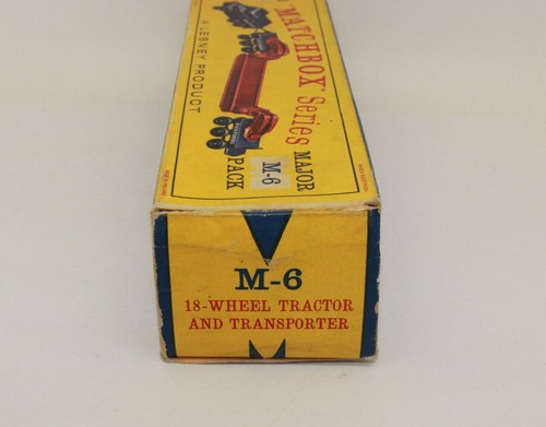 my1076, Alte Box Matchbox Lesney Major Pack M6 60er Ja. Leer Schachtel empty box - Picture 2 of 17