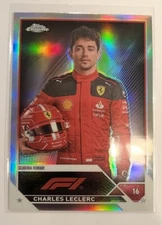 2023 Topps Chrome Formula 1 F1 Silver Refractor Charles Leclerc Portrait