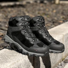 NORTIV 8 Men's Safety Steel Toe Work Boots Industrial Anti-Slip Tactical Boots