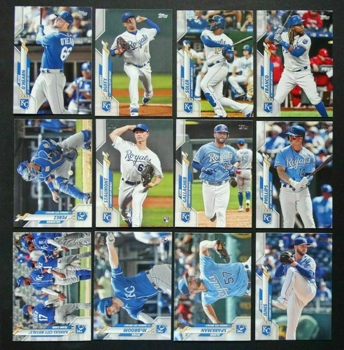 2020 Topps 1 & 2 Kansas City Royals Team Set Merrifield Starling McBroom RC 21 - Bild 2 von 2