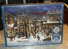 Puzzle Tis the Season 500 pcs made USA Free Shipping Cobble Hill w/poster