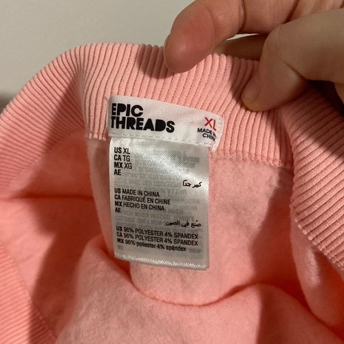 Epic Threads Braid Cable Knit Lined Soft Pink Girls Leggings - Size XL - Picture 3 of 3